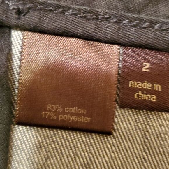 The Limited gray wide leg jeans size 2 - Picture 7 of 11